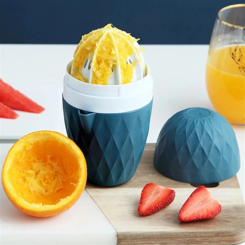 Tragbare Zitruspresse Maschine Küche Manuelle Orange Entsafter Mini Zitronenpresse Kunststoff Obst Werkzeug Küche Zubehör