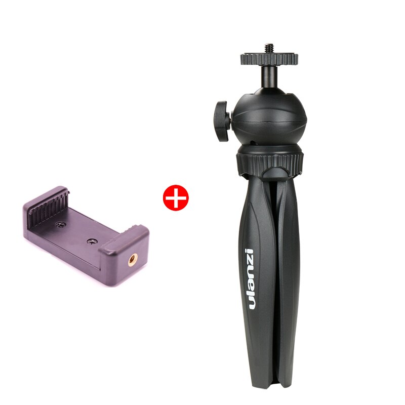 Ulanzi Mini Smartphone Stativ Tisch Stativ Einbeinstativ Stehen für iPhone X Samsung iPad Tablette für Nikon Kanon GoPro 6 Aktion: Stativ mit Clip