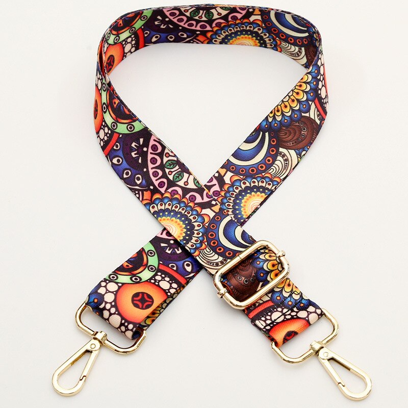 1PC National Style Long Shoulder Strap DIY Adjustable Crossbody Bag Shoulder Bags Decoration Belt Straps: 9
