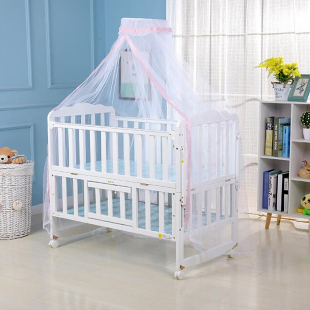 Baby Mosquito Net Universal Crib Floor Mosquito Net Palace Dome Children Mosquito Net Foldable Anti Mosquito Cover With Lace