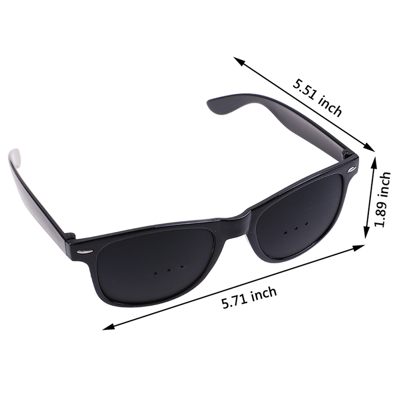 1 stuk unisex oogzorgbril met speldengaatjes oogoefeningen gezichtsvermogen verbeteren plastic natuurlijke genezing goedkoop 3 stijlen