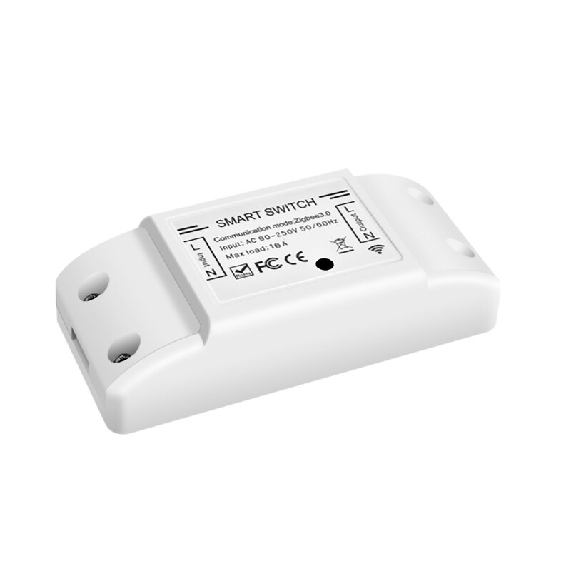 16A Universal Relay Switch Zigbee On / Off Switch for Light Fan Compatible with Google Home and Alexa Switch: 1pcs