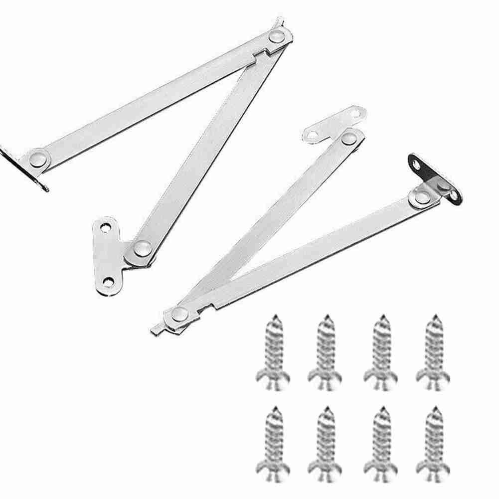 2PCS Steel Two-fold Trolley Home Decoration DIY Wardrobe Door Activity Folding Trolley