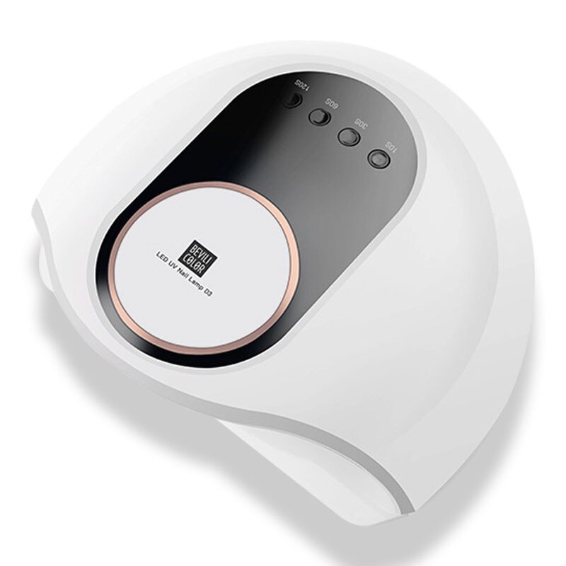 168W UV lámpara LED para secado de uñas para todos los geles 42 LEDs polaco luz de sol temporizador 10/30/60/120s para lámpara de uñas seco manicura: White Lamp for Nails