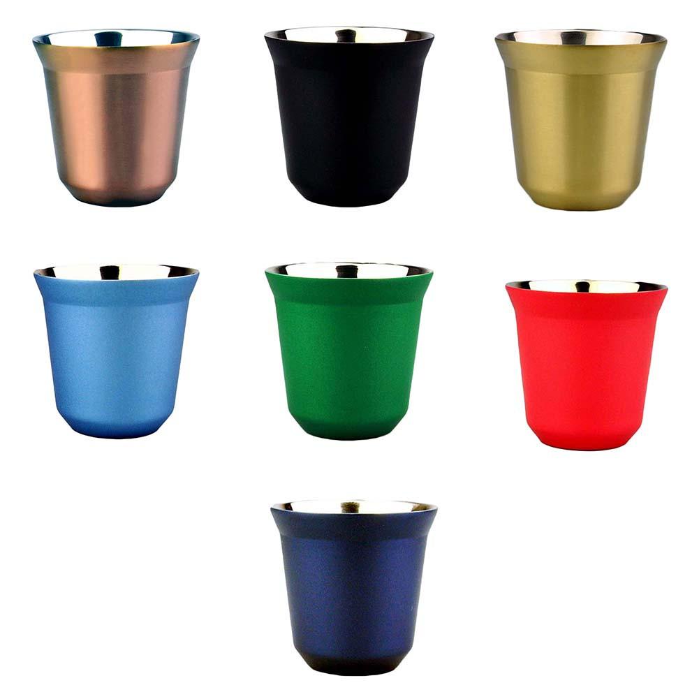 Colourful Powder Coated Tumbler Mug Stainless Steel Outdoor Portable Cup Double Wall Travel Mug Vacuum Insulated Coffee Cup