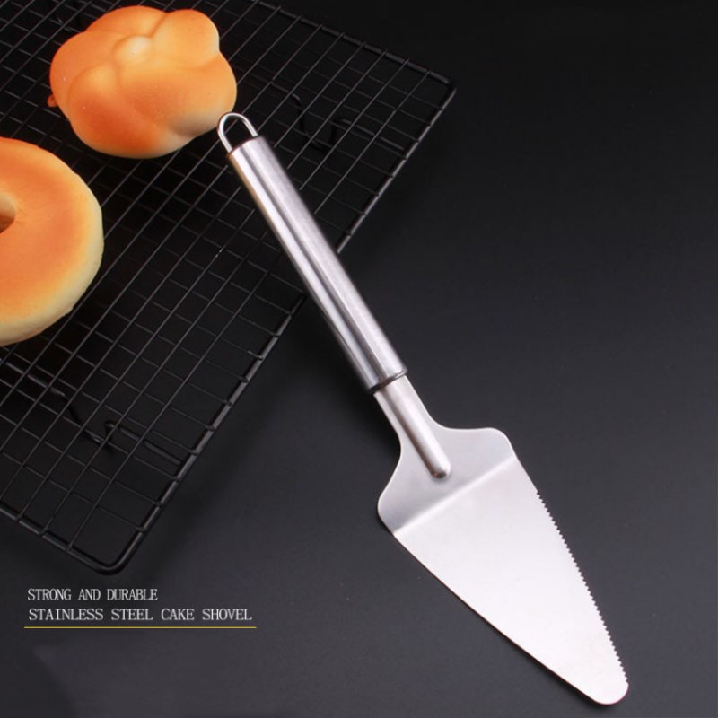 Keuken Bakken Gereedschap Roestvrij Staal Taart Schop Ronde Handvat Pizza Schop Cheesecake Schop Keuken Bakken Tools