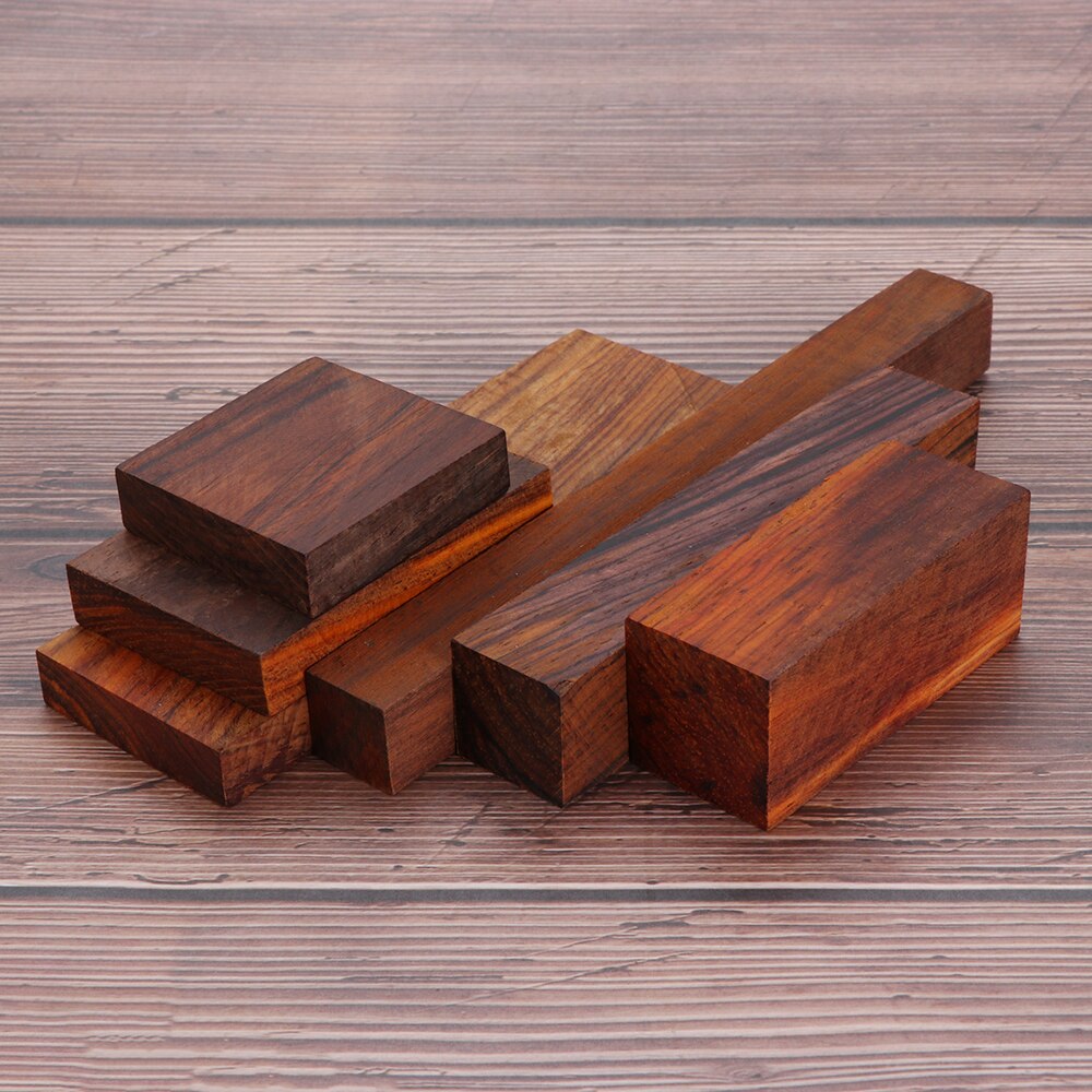 1PC Handmade Dalbergia Wood Scales Wood Block Handle Cutter Carving tools Making sculpture DIY Material