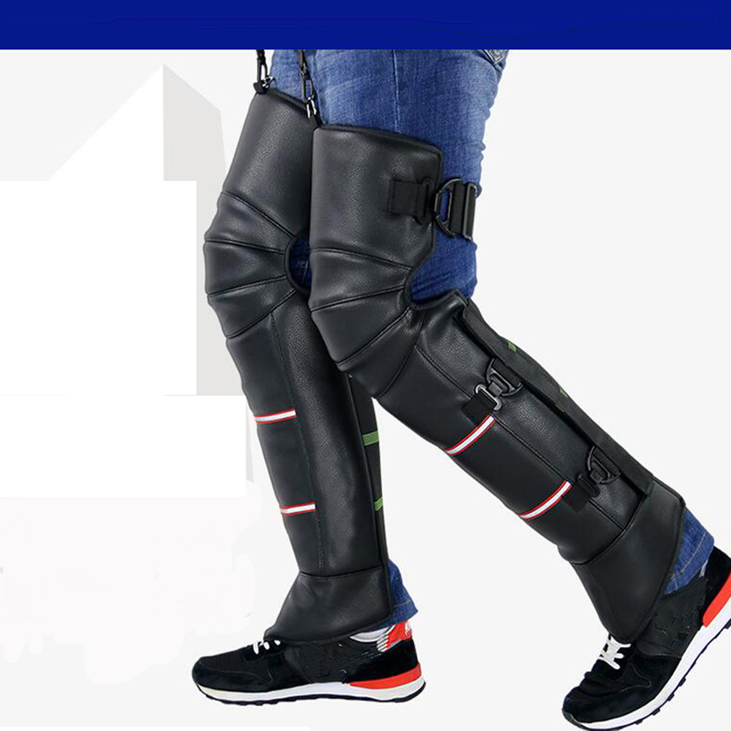 Rodillera cálida para motocicleta, calentador de piernas, rodillera protectora a prueba de viento para ATV, Quad, ciclismo, etc., accesorios de motocicleta, 70cm