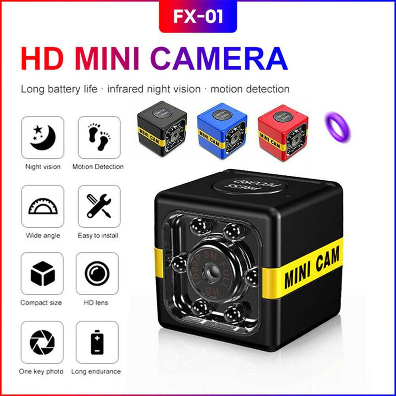 FX01 Mini Camera Hd 1080P Sensor Nachtzicht Camcorder Motion Dvr Usb Security Camera Sport Dv Video Kleine Camera