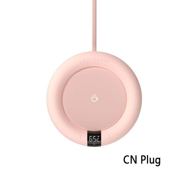 Xiaomi podgrzewacz prędkości kawy wyświetlacz cyfrowy inteligentne ustawienie temperatury kubek izolacyjny nadaje się robić różnych materiałów: różowy 1