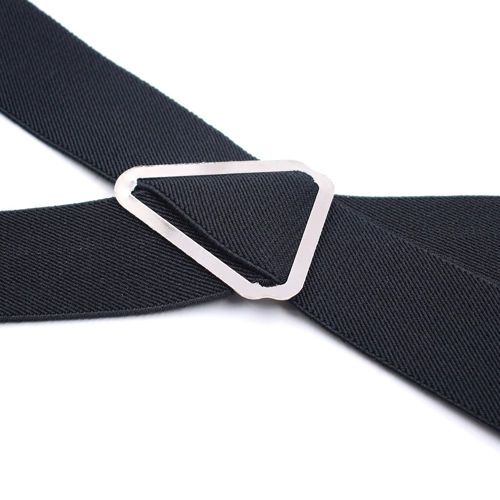 Mens Suspenders 3.5cm Wide X-Shape Heavy Duty Big Tall Adjustable Elastic Trouser Braces Wedding Party Event Husband Father