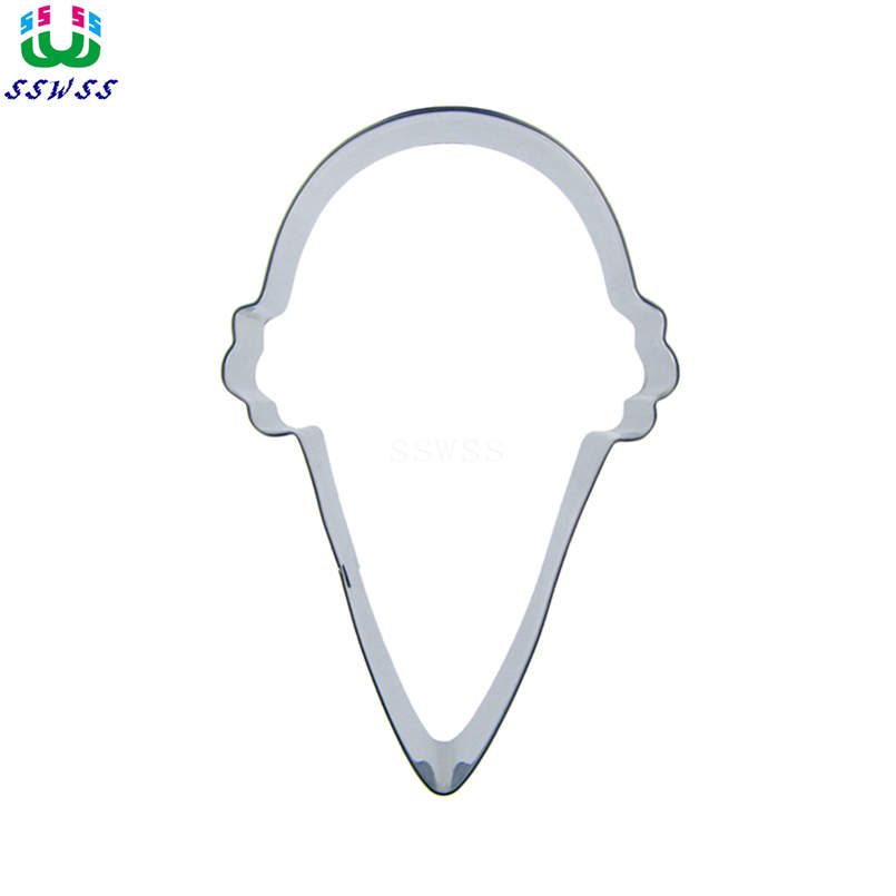 Large Ice Cream Cones Shape Cake Decorating Fondant Cutters Tools,Dessert Cookie Biscuit Baking Molds,Direct Selling