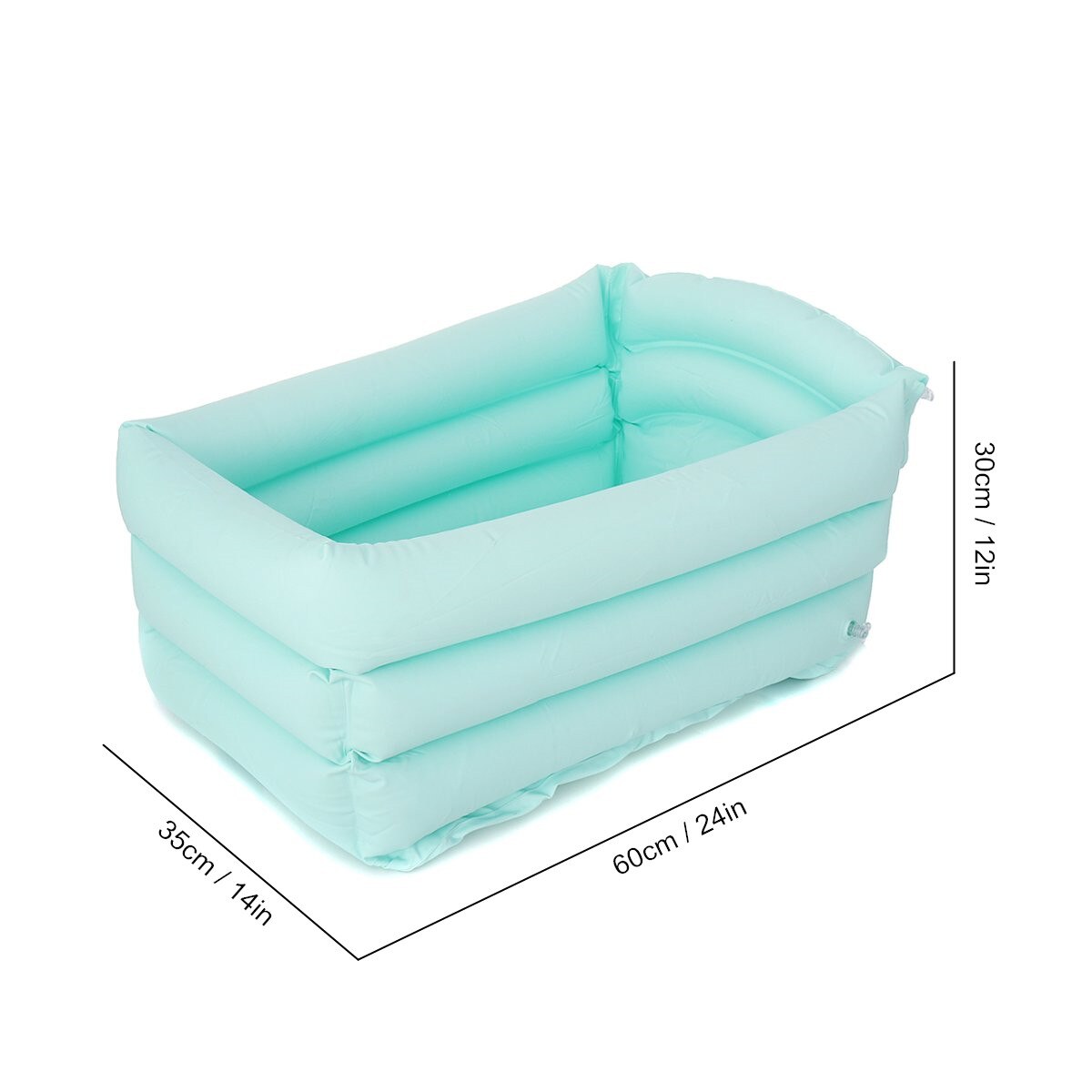 Portable Bathtub Inflatable Bath Tub Baby Tub Cushion Warm Keep Warm Folding Portable Bathtub Bath Shower Tool