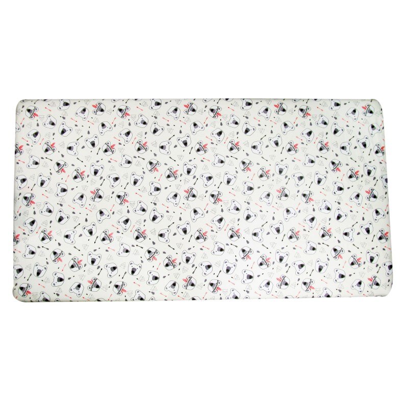 Crib Sheets Infant Baby Girl Boy Sheets Geometric Tree Fitted Crib Sheets Toddler Bed Mattresses Standard Mattress