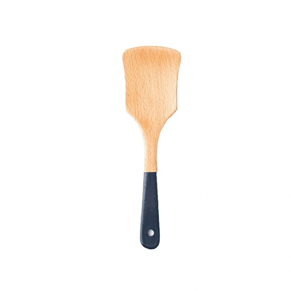 Soup Spoon Wood Cooking Spatula Portable Easy to Use Attractive Practical Ergonomic Cooking Shovel