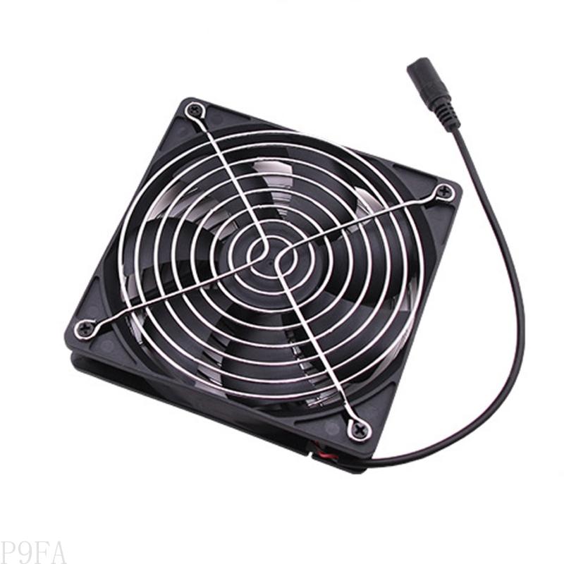 P9FA 12cm Cooling Fan Adjustable Wind Speed for Computer and Routers with 100 240V
