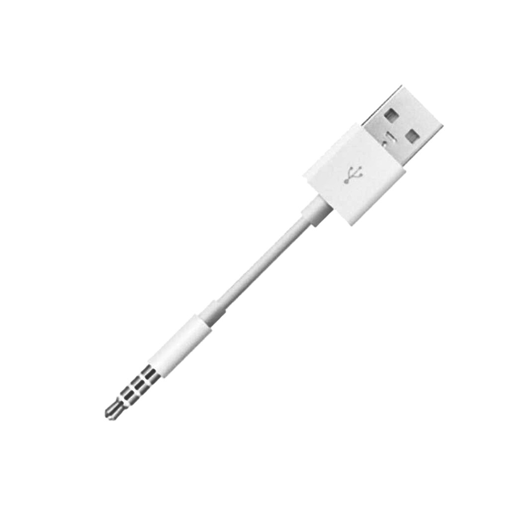 USB 2.0 Charger Interface Male to 3.5mm Jack Audio Interface Male Adapter 0.5ft Cable for MP3 MP4 PC Gadget Accessories