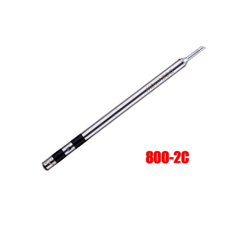 Stainless Steel Soldering Iron Tip Special for PX-988USB Soldering Iron I/K/B/2C/2.4D Replacement Welding Tips: 800-2C-1PCS