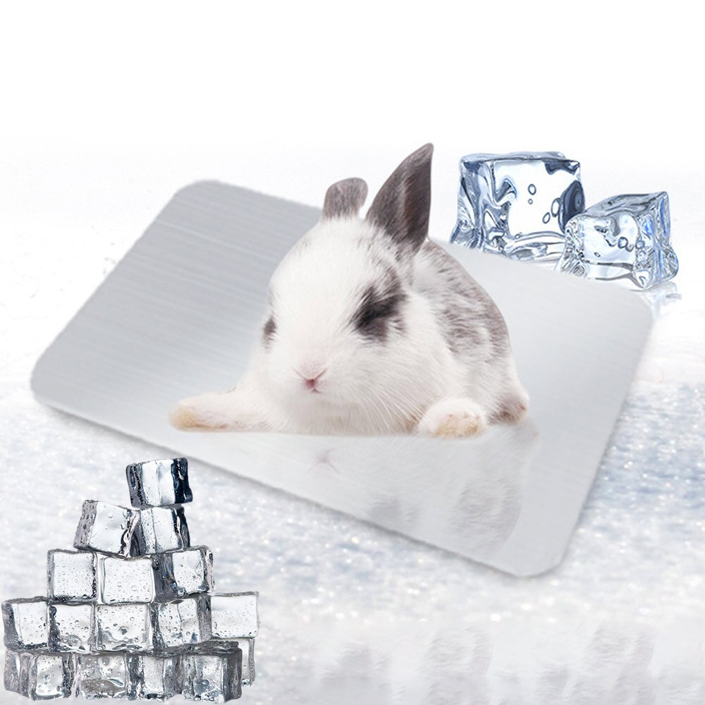 S/m/l aluminium zomerkoelplaat voor kleine dieren, voor het koelen van huisdieren, hamsters en konijnen, aluminiumlegering