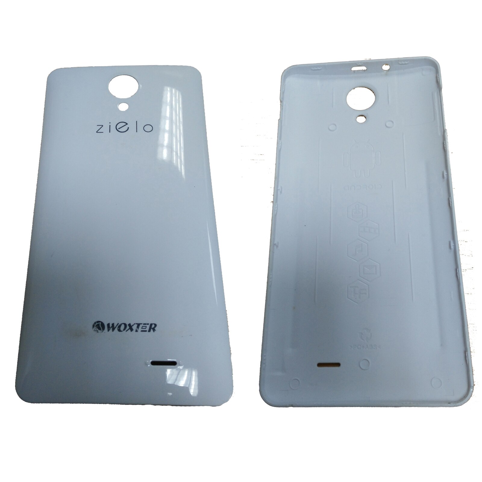 Woxter – coque arrière de remplacement, châssis blanc, d'origine, Zielo Q25