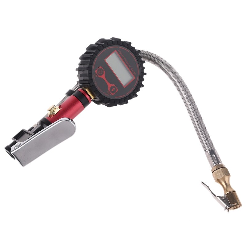 FlowPro Digital Tire Inflator with Pressure Gauge - 250 PSI, Easy Read Glow Dial Digital Backlit LCD