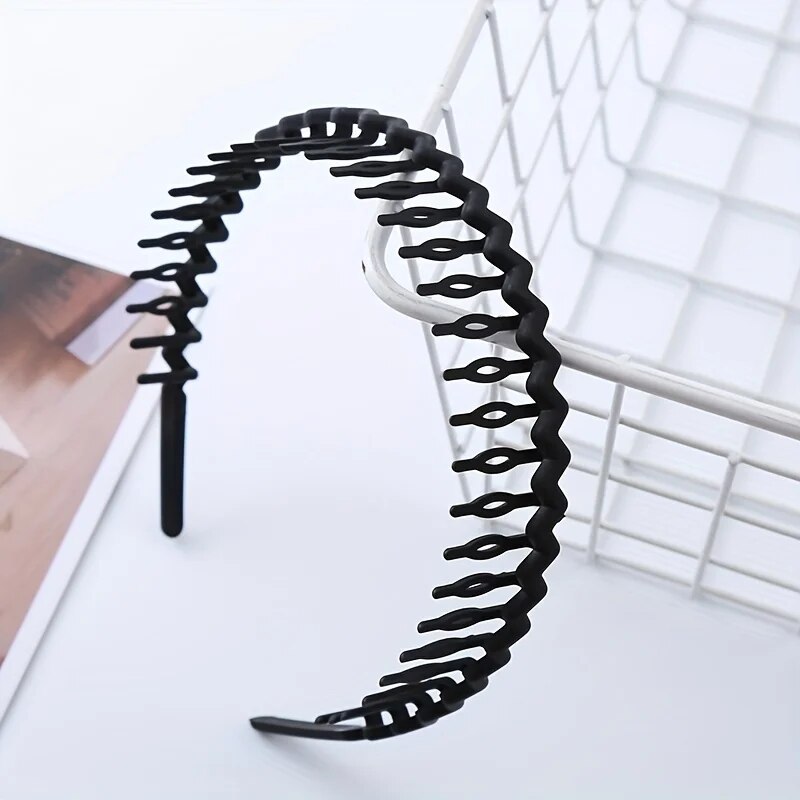 1/2/3 pièces pince à cheveux couleur givrée bandeau femmes bande antidérapante dents Simple pression bandeau visage bandeau cheveux accessoires