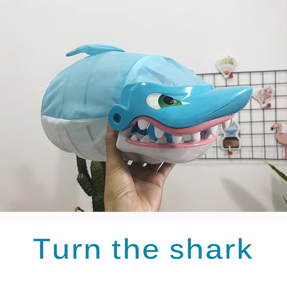 Children Desktop Educational Fishing Toy Fun Thrilling Biting Great White Shark Game Parent-child Interactive Desktop Toy