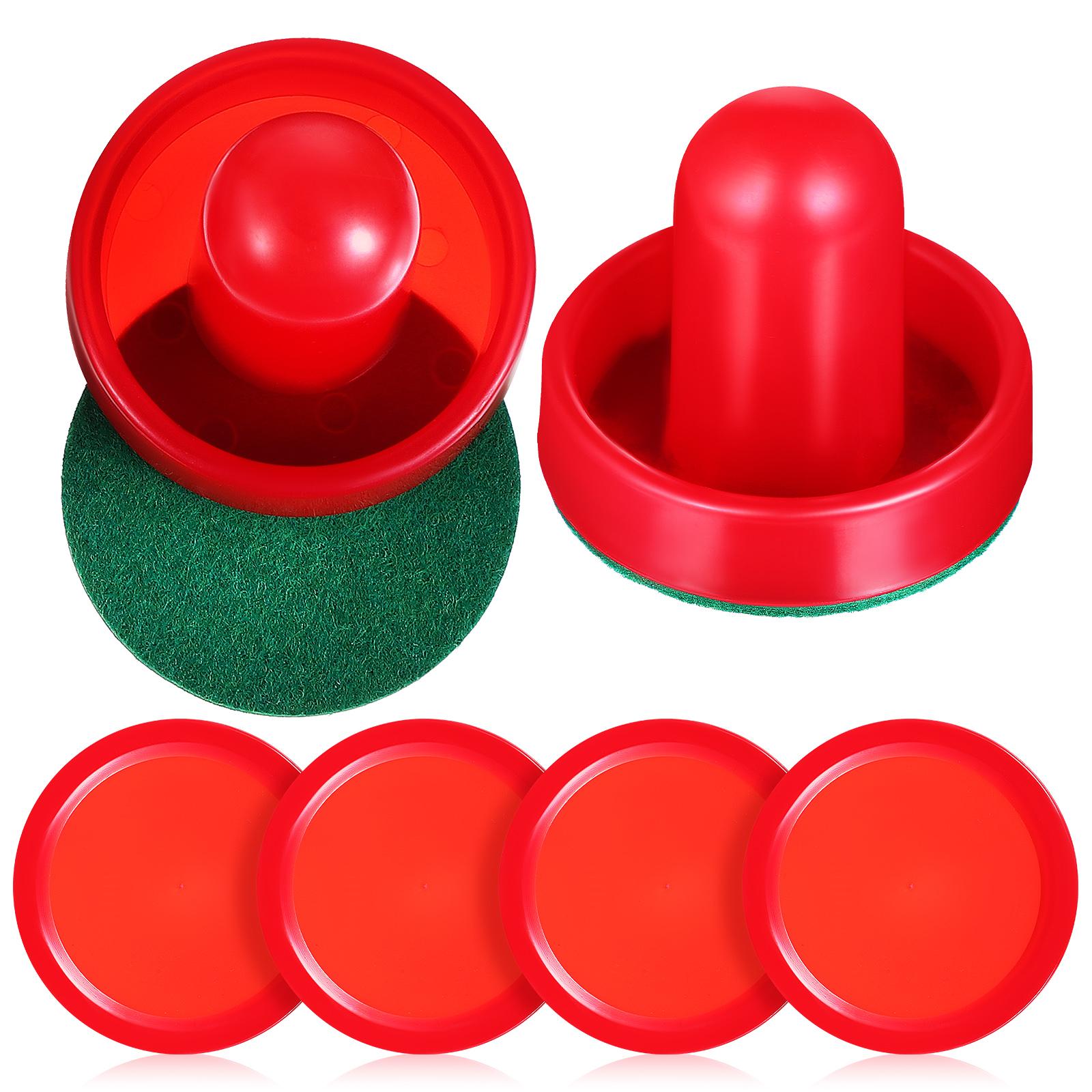 Accessoires de Machine de Hockey sur glace, rondelles et poussoir pour Tables de jeu, curseur de gardien de but, poussoirs, pagaies, bretelles à Air