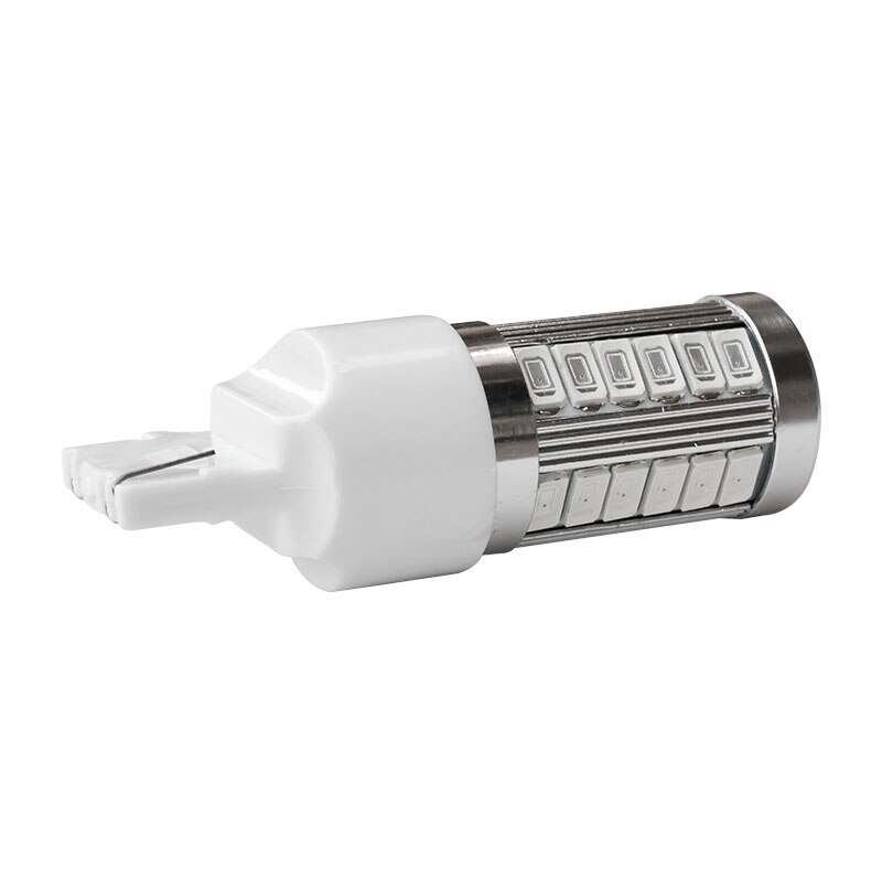 2 kpl  t20 7440 w21w wy21w 33 smd 5730 5630 led-auto keltainen keltainen suuntavilkkupolttimo punainen jarruvalo valkoinen automaatti peruutusvalot 12v 2x