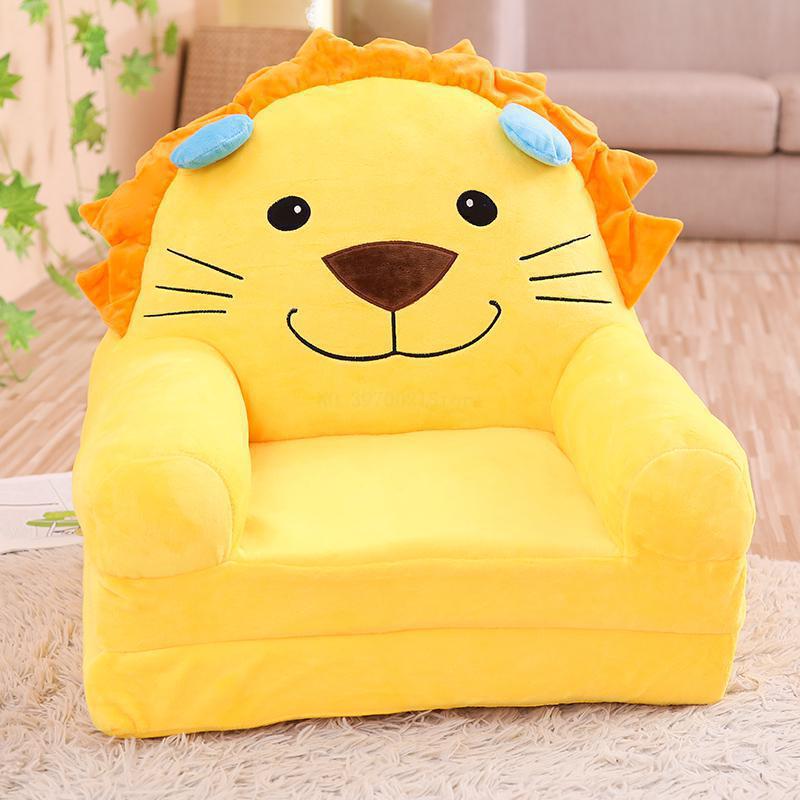 Mode Kinderen Sofa Vouwen Cartoon Leuke Lui Persoon Liggen Seat Baby Kruk Kleuterschool Kan Worden Gedemonteerd Gewassen: 5