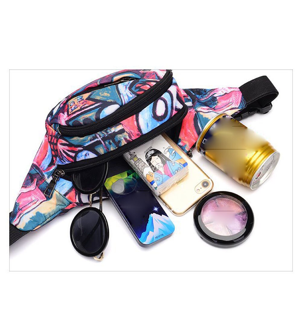 Unisex Gedruckt Taille Pack für Frauen Männer Fanny Pack Stil Bum Tasche einhorn Geld Gürtel Reisen Handy Tasche Für