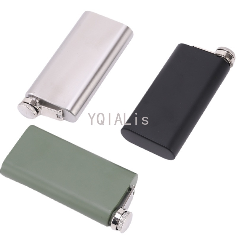 100-150ml Simple Stainless Steel Hip Flask Portable Mini Whiskey Vodka Shochu Spirits Bottle Container Wine Pot