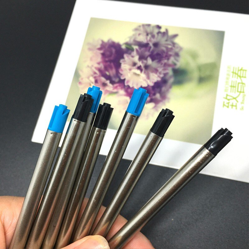 Metal Ballpoint Pen Refills Office School Stationery Pen DIY Choose Blue Black Refills Pen