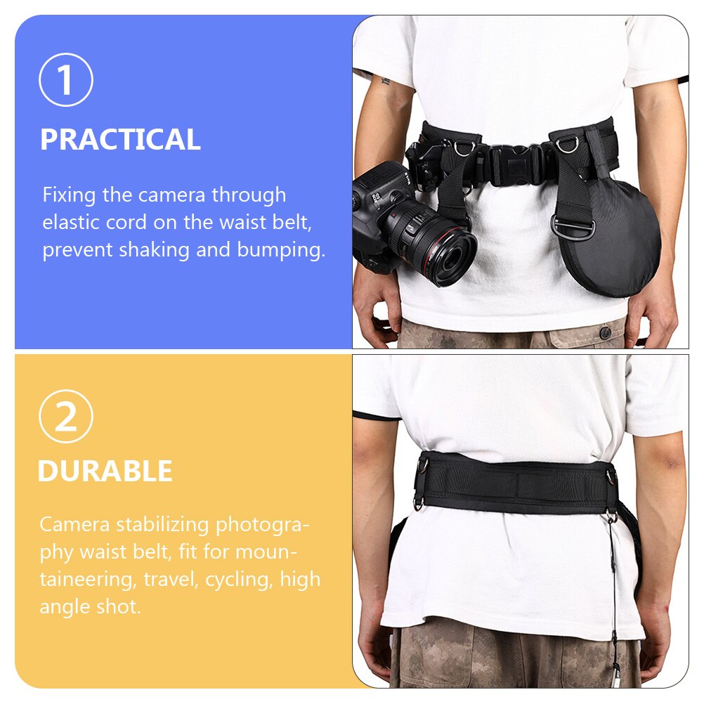 Camera Waist Belt Photography Travel Nylon Outdoor Camera Waist Strap Camera Fasten Belt Camera Strap