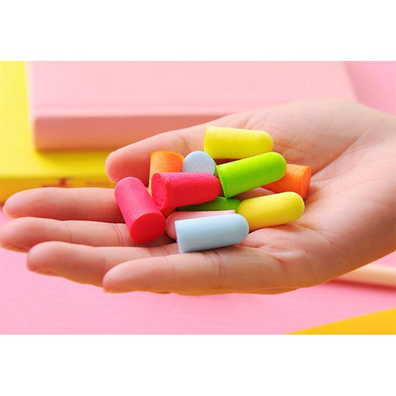 12 Boxes Anti-Noise Earplugs Soft Quiet Sleeping Ear Plugs No Cords Noise Reduction Perfect for Study Sleeping Working Travel Sn