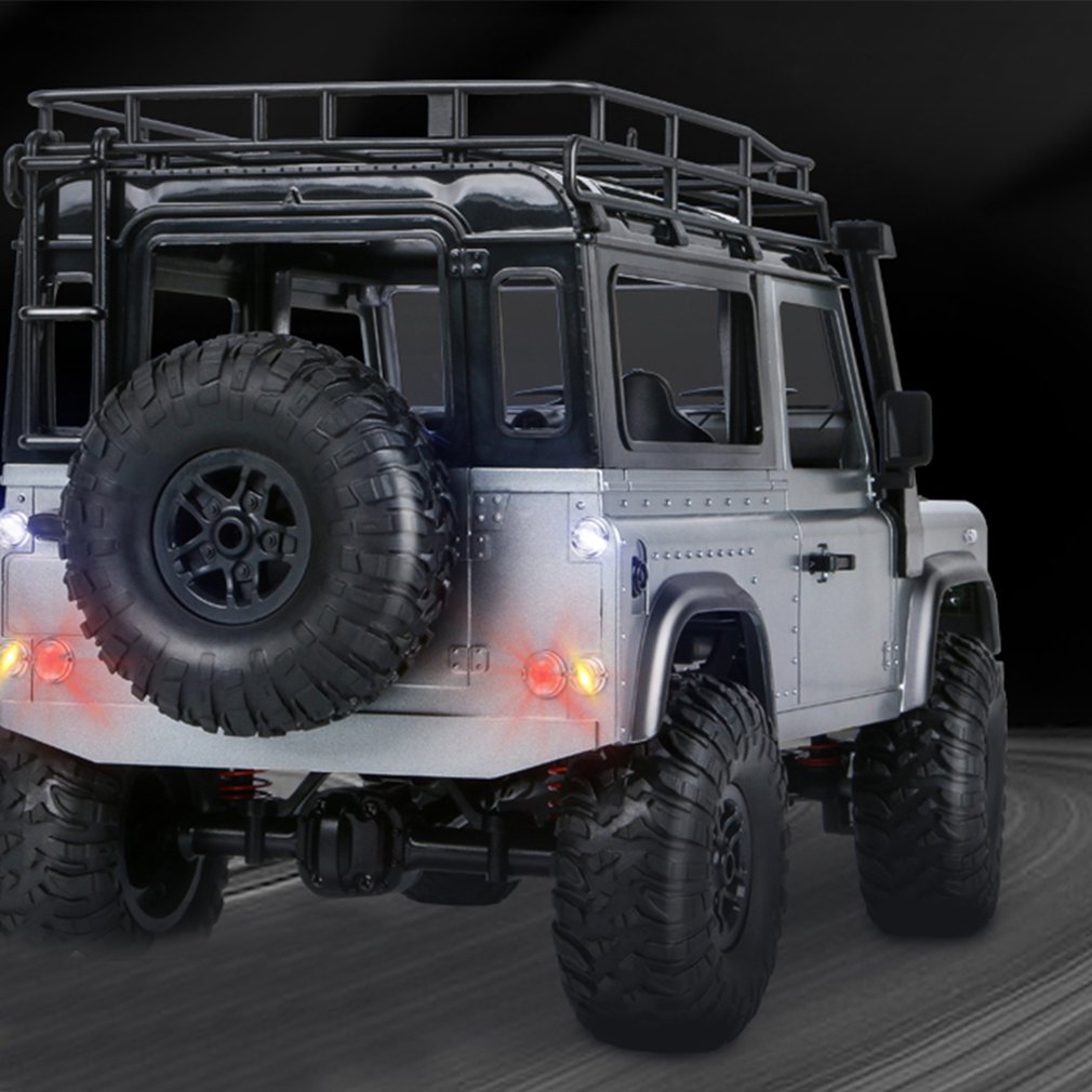 2.4G Four-wheel Drive Climbing Vehicle 4WD Rechargeable Battery Crawler 1/12 LED Lights Vehicle Off Road RC Car