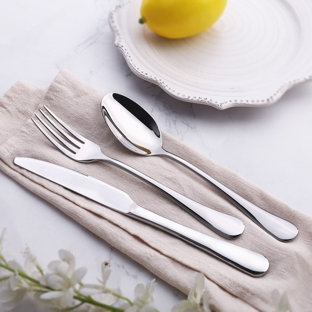 304 Stainless Steel Knife And Fork Spoon Set Stainless Steel Spoon Restaurant Hotel Steak Knife And Fork