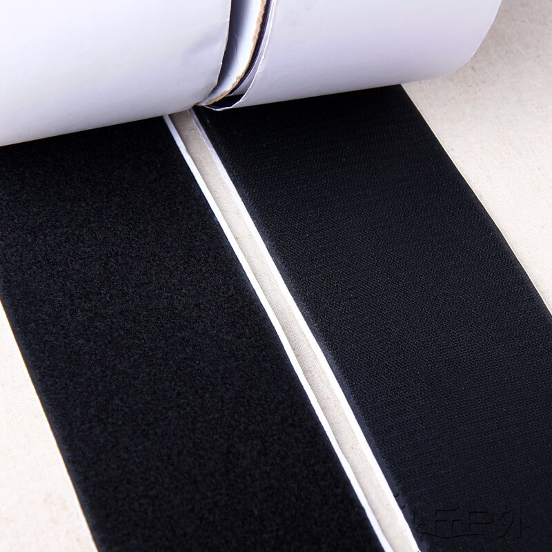 1Meter Double-sided Adhesive Velcro Strap Car Mat DIY Helmet Clothing Backpack Decoration Self-adhesive Hook And Loop 10cm Width