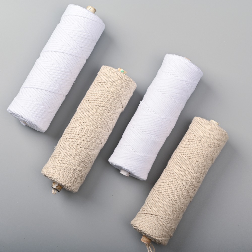 Kit de fabricación de velas con mecha de vela de 100m/rollo, mechas de velas ecológicas para herramientas de fabricación de velas DIY, para entusiastas hechos a mano