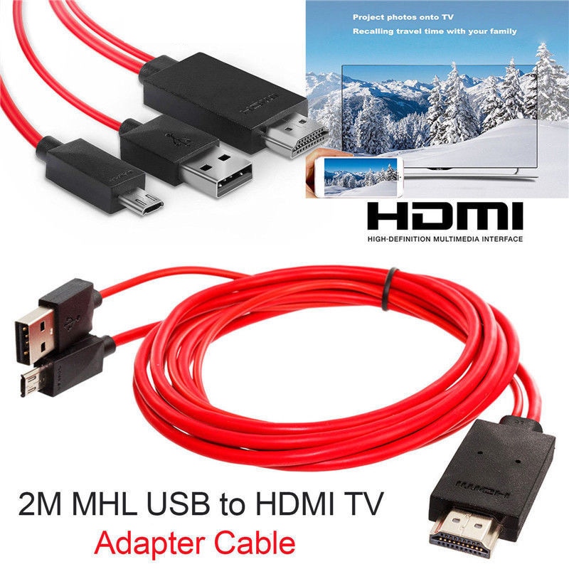 Micro Usb Naar Hdmi 1080P Hd Tv Kabel Adapter Voor Android Samsung Telefoons 11PIN Mhl Naar Hdmi Hd Video kabel Adapter