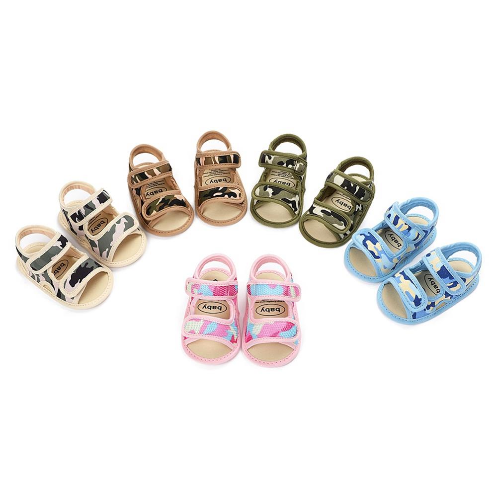 Zomer Camouflage Cool Hollow Baby Jongens Meisjes Sandalen Zachte Bodem Antislip Peuter Zachte Zolen