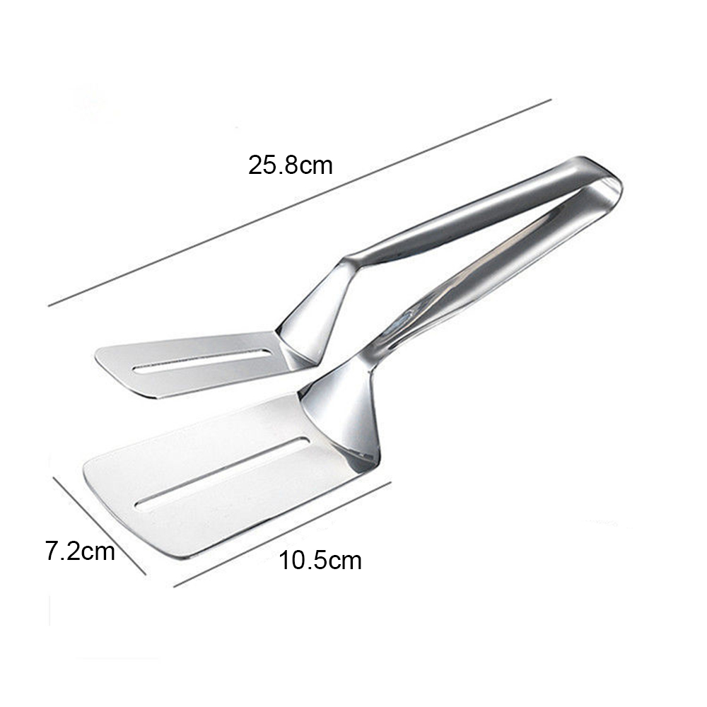 Stainless Steel Barbecue Steak Clamp Pliers Food Clamps Fried Fish Shovel BBQ Bread Kitchen Bread Meat Clamp