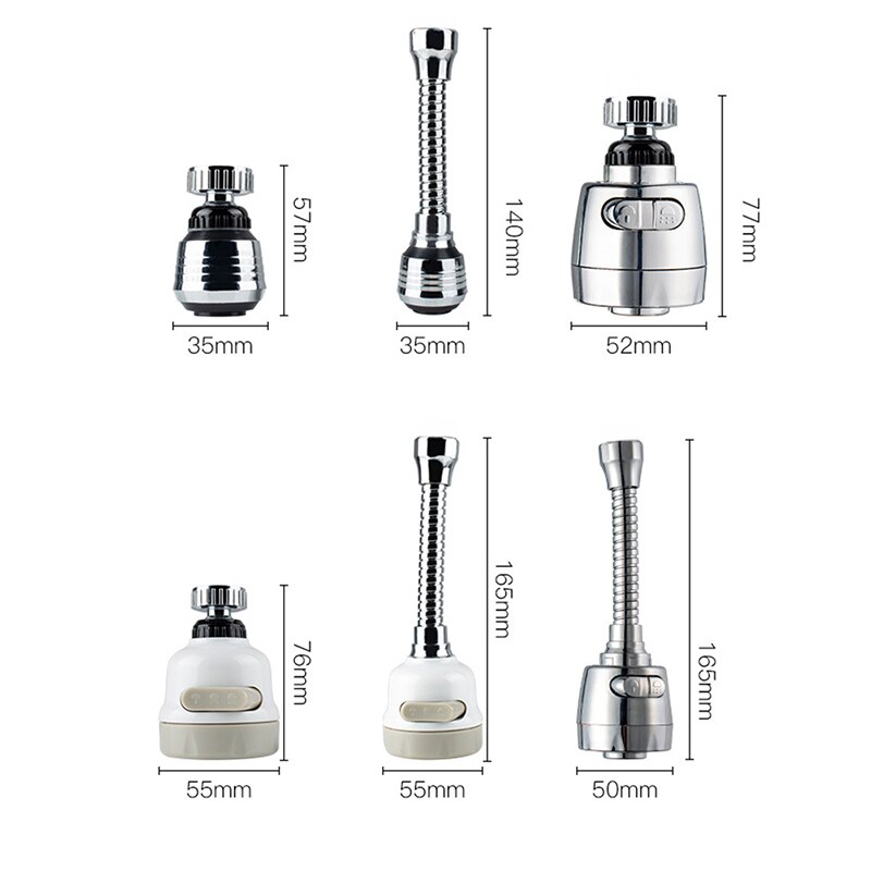 Grifo ajustable de cocina, grifo Flexible movible de cocina, ducha, difusor giratorio, boquilla de refuerzo, accesorios de cocina