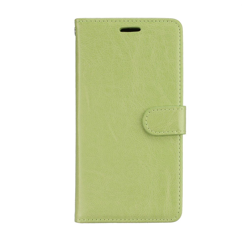 Wallet leather Flip Case voor BQ BQ-5059 Strike Power Case Cover Voor BQ 5059 BQS-5059 BQ5059 Case Voor BQS 5059 strike Power Cover: Green