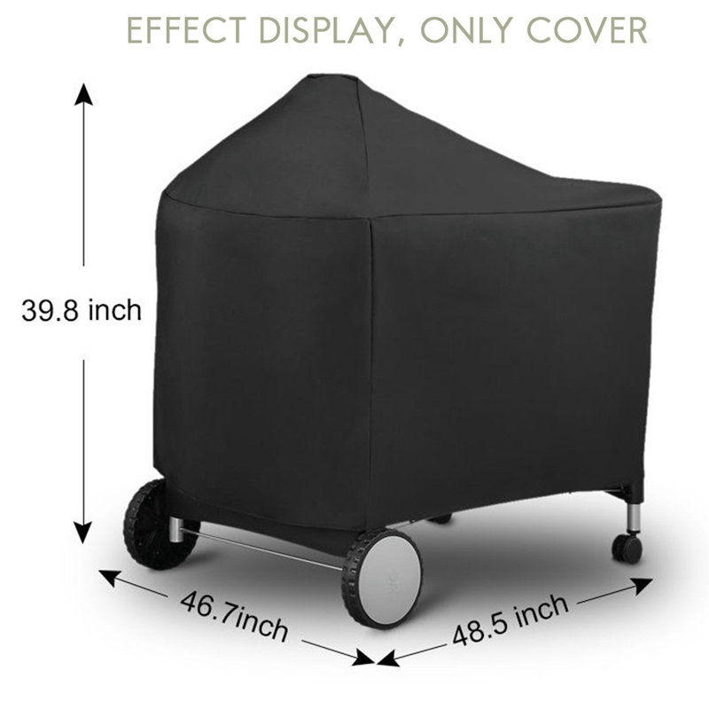-Waterproof BBQ Grill Protective Cover For Weber 7152 Charcoal Grills Outdoor Camping BBQ Accessories 124X65x101cm