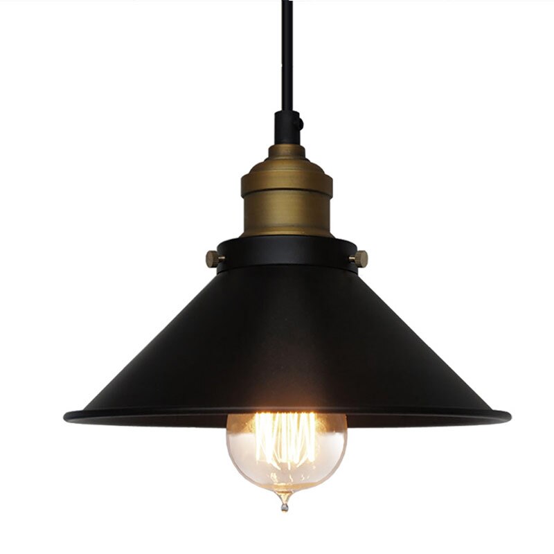 Plafonnier industriel Vintage en fer de Village, luminaire décoratif de plafond, luminaire décoratif, idéal pour un Loft, un salon, une cuisine ou un Bar, Edison LED