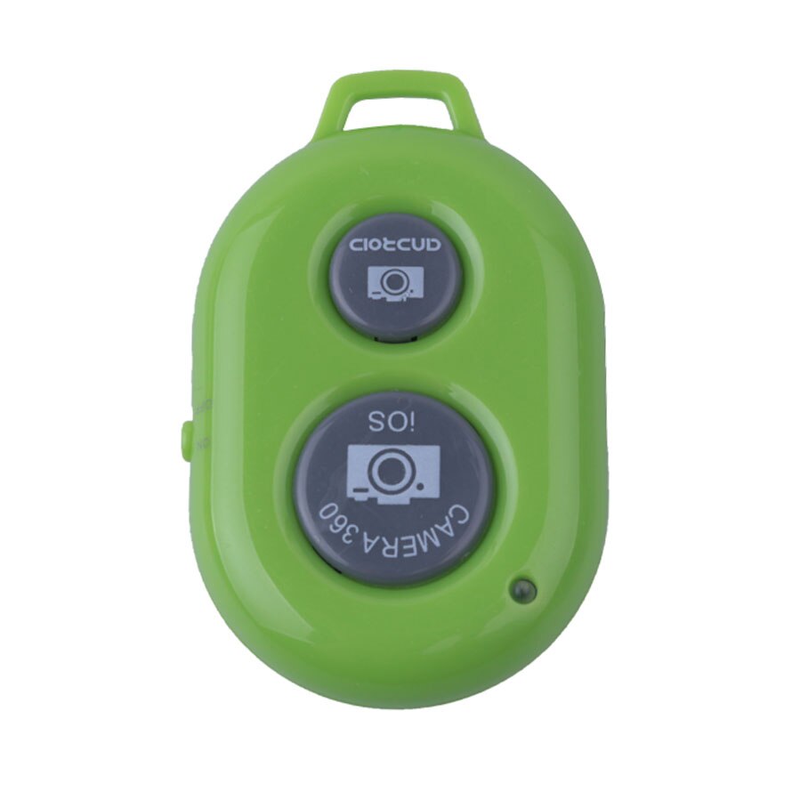 Elistooop kabellos Kamera Kontrolle selbstauslöser Auslöser Mini Clever Bluetooth Fernauslöser Für Android IOS Smartphone: Grün