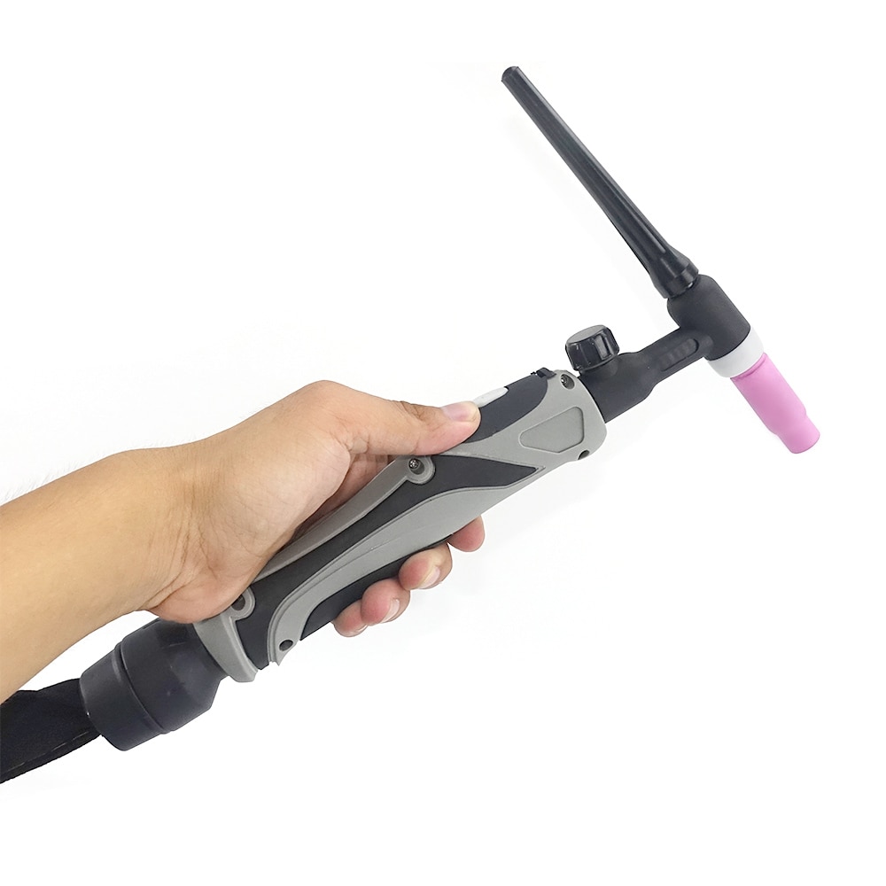 WP17-FV TIG Taschenlampe WIG Wolfram Arc WP17 Argon 3,7 m 12.1ft Luftgekühlten WP-17 Flexible Kopf Gas Ventil TIG Schweißen taschenlampe