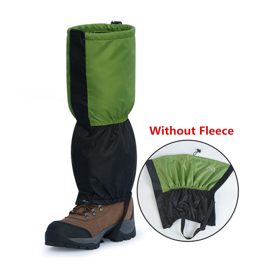 Guêtre imperméable pour homme et femme, jambières de neige, en molleton, pour sports de plein air, randonnée, escalade, cyclisme, VK037