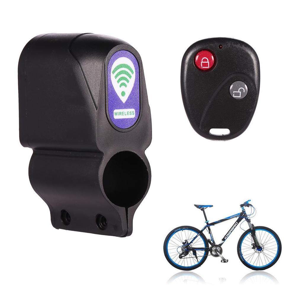 Anti-Diefstal Fietsslot Fietsen Veiligheidsslot Draadloze Afstandsbediening Trillingen Alarm 105dB Fiets Alarm Fietsslot